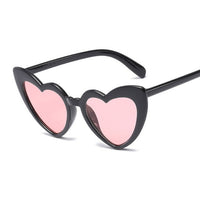 Cat Eye Love Sunglasses Women Heart Sun Glasses Female UV400