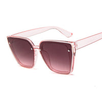 Black Cat Eye Sunglasses Women Square Sun Glasses Female Thick Frame Shades UV400 Oculo