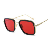 Steampunk Sunglasses Men Tony Stark Iron Man Sun Glasses Female Male Metal Eyewear Steam Punk Sunglass Lady