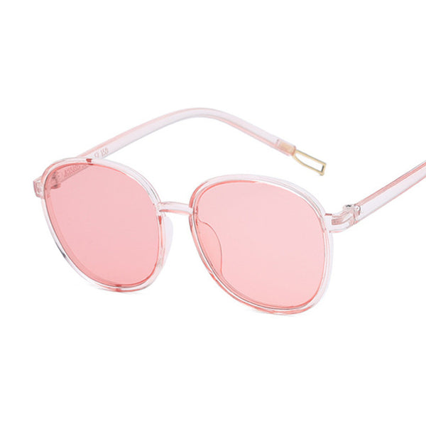 Round Sunglasses Women Transparent Female Sun Glasses Female