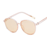 Round Sunglasses Women Transparent Female Sun Glasses Female