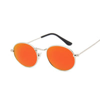 Oval Sunglasses Women Small Black Red Yellow Shades Sun Glasses Female