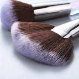 Crystal Makeup Brushes Set Powder Foundation Fan Brush Eye Shadow Eyebrow Professional Blush Makeup Brush Tools