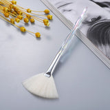 Crystal Makeup Brushes Set Powder Foundation Fan Brush Eye Shadow Eyebrow Professional Blush Makeup Brush Tools