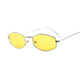 Small Frame Rectangle Sunglasses Women Mirror Metal Sun Glasses Female Vintage