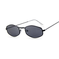 Small Frame Rectangle Sunglasses Women Mirror Metal Sun Glasses Female Vintage