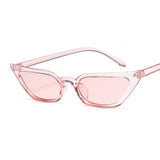 Cat Eye Sunglasses Women Narrow Triangular Glasses Small Sun Glasses Ladies