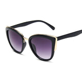 Black Cat Eye Sunglasses Women Female Sun Glasses Female UV400