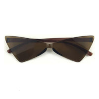 Cat Eye Sunglasses Women Narrow Triangular Glasses Small Sun Glasses Ladies