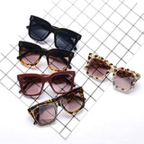 Black Clear Oversized Square Sunglasses Women Gradient Classic Sun Glasses Female Big Square