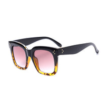 Black Clear Oversized Square Sunglasses Women Gradient Classic Sun Glasses Female Big Square