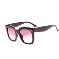 Black Clear Oversized Square Sunglasses Women Gradient Classic Sun Glasses Female Big Square