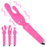 3 Head Powerful Clit Vibrators Magic Wand AV Vibrator Clitoris Stimulator for Women with Anal Vagina Massager