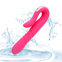 Heating Vibrator Dildo Vibrator Vaginal Massager Automatic Telescopic Wand Clitoris Stimulator for Woman