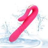 Heating Vibrator Dildo Vibrator Vaginal Massager Automatic Telescopic Wand Clitoris Stimulator for Woman