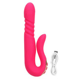 Heating Vibrator Dildo Vibrator Vaginal Massager Automatic Telescopic Wand Clitoris Stimulator for Woman