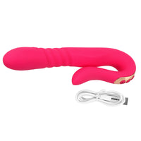 Heating Vibrator Dildo Vibrator Vaginal Massager Automatic Telescopic Wand Clitoris Stimulator for Woman
