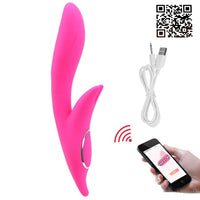 APP Bluetooth Wireless Control G-spot Massager Rabbit Heating Vibrator Clitoris Stimulator Dildo Vibrator for Women