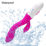 G-spot Dildo Vibrator 30 Speed Dual Vibration Clitoris Vagina Stimulator for Women Masturbation Waterproof