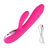 12 Speed Rabbit Dildo Heating Vibrator Clitoris Stimulator G Spot Vaginal Massager for Women Adult Product