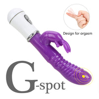 Vagina G-spot Massager 12 Speeds for Women Rabbit Vibrator Dildo Vibrator Clitoris Stimulator Masturbator