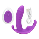 Wearable Butterfly Dildo Vibrator 10 Speed Vibrating Panties G Spot Massager Clitoris Stimulator for Women