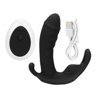 Wearable Butterfly Dildo Vibrator 10 Speed Vibrating Panties G Spot Massager Clitoris Stimulator for Women