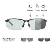 Sports Polarized Sunglasses Men Outdoor Driving Photochromic Sun Glasses Men Anti-Glare Goggles