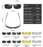 Sports Polarized Sunglasses Men Outdoor Driving Photochromic Sun Glasses Men Anti-Glare Goggles