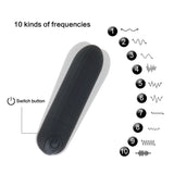 Strong Vibration 10Speed for Women Clitoris Stimulator USB Charged Remote Control Bullet Vibrator Vaginal Massager