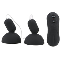 16 Frequency Suction Cup Nipple Sucker Vibrator Nipple Massager G-spot Stimulate Remote Control for Woman Breast Pump