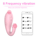 8 Frequency Silicone Adult Game for Women APP Bluetooth G-spot Massage Monster Pub Vibrator Wireless Remote control