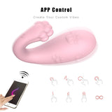 8 Frequency Silicone Adult Game for Women APP Bluetooth G-spot Massage Monster Pub Vibrator Wireless Remote control