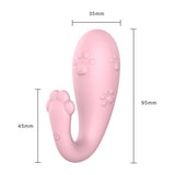 8 Frequency Silicone Adult Game for Women APP Bluetooth G-spot Massage Monster Pub Vibrator Wireless Remote control