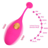 10 Speed Wearable Dildo Vibrator Vaginal Tighten Exercise for Women Clitoris Stimulation Wireless Remote Vibrator