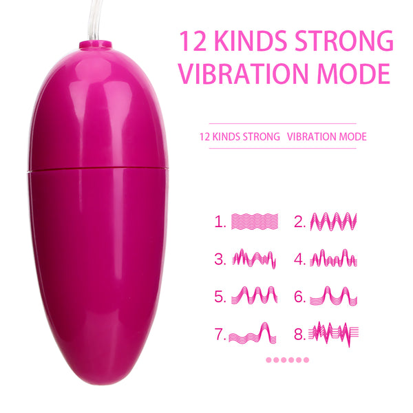Jump Eggs Vaginal Tight Exercise Bullet Vibrator 12 Speed Masturbation Clitoris Stimulator for Women