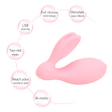 Double Shock Wearing Jump Egg Remote Control Vibrator Clitoris Stimulator for Couple Wireless G Spot Rabbit Vibrator
