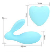 Double Shock Wearing Jump Egg Remote Control Vibrator Clitoris Stimulator for Couple Wireless G Spot Rabbit Vibrator