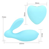 Double Shock Wearing Jump Egg Remote Control Vibrator Clitoris Stimulator for Couple Wireless G Spot Rabbit Vibrator