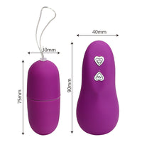 Multispeed Silicone Bullet Vibrator Powerful Vibrating Egg Wireless Remote Control Adult for Women