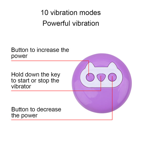 10 Speed Vibrating Egg Vaginal Ball Vibrators Clitoris Stimulator Wireless Remote Control G-Spot Massager for Women