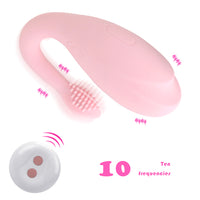 Silicone 10 Speeds Whale Jump Egg Vibrator Clitoris Stimulate Masturbator for Women Wireless Remote Control