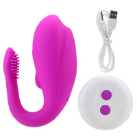 Silicone 10 Speeds Whale Jump Egg Vibrator Clitoris Stimulate Masturbator for Women Wireless Remote Control
