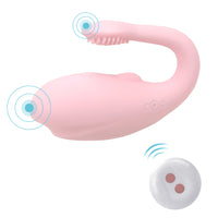 Silicone 10 Speeds Whale Jump Egg Vibrator Clitoris Stimulate Masturbator for Women Wireless Remote Control