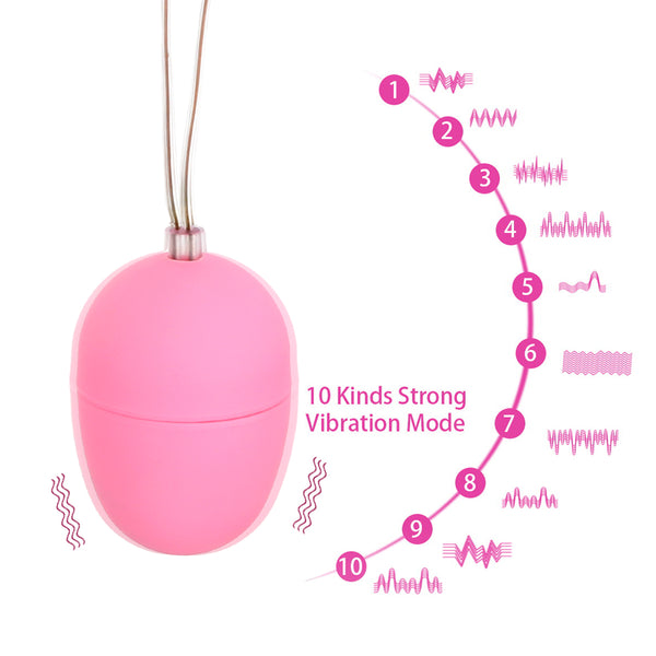 Remote Control Vibrator Vibrating Egg Vagina Clitoris Stimulator 10 Speed Wireless Masturbation for Women