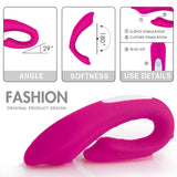 Bendable G-spot Vibrator Wireless Remote Control Vibrator Clitoris Vagina Stimulator for Women Couple Share