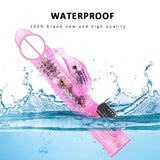 G Spot Dildo Masturbator Double Vibrator for Women 360 Degree Rotation Beads Clitoris Stimulator Rabbit Vibrator