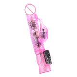 G Spot Dildo Masturbator Double Vibrator for Women 360 Degree Rotation Beads Clitoris Stimulator Rabbit Vibrator