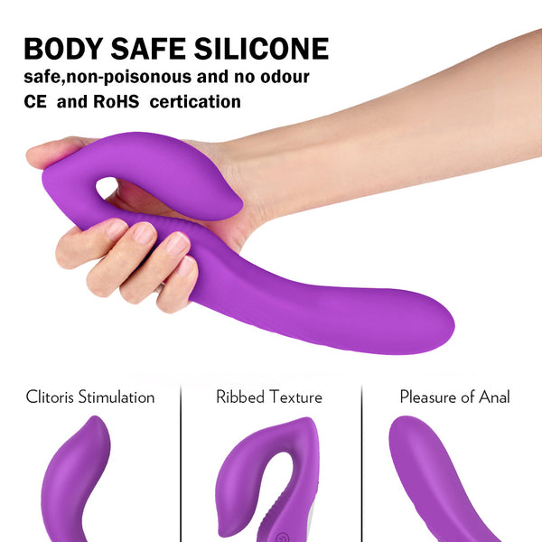Lesbian for Couples Dildo Vibrator Penetration Strap-on Dildos Strapless Strapon Double Vibrating Anal massager