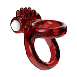 OLO Couple Lover Sex Toys for Men Male Penis Ring Sexy Dual Ring  Time Delay Rings Enlargement Soft Silicone Tentacle Vibration